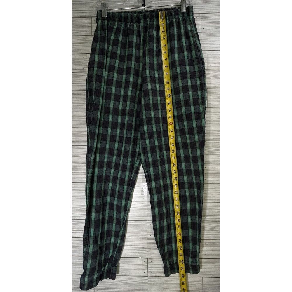 VTG Orvis Women's Seersucker Green Navy Plaid Pant & Full Zip Lightweight Sz‎ PM - Picture 15 of 16